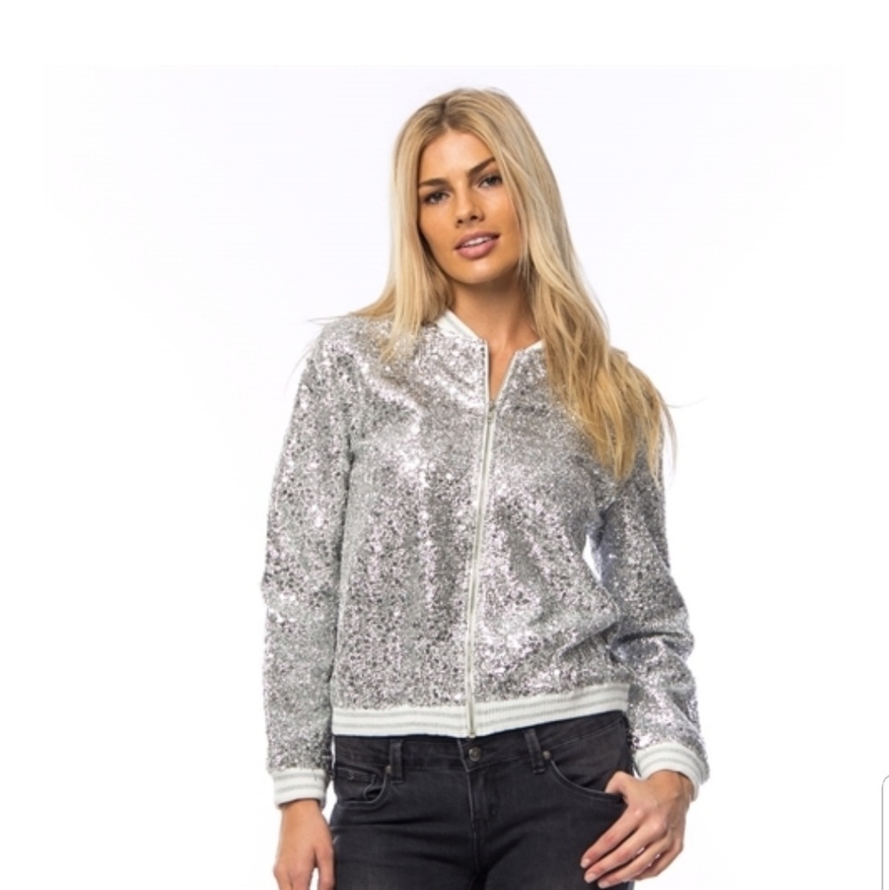 Silver Sequin jacket